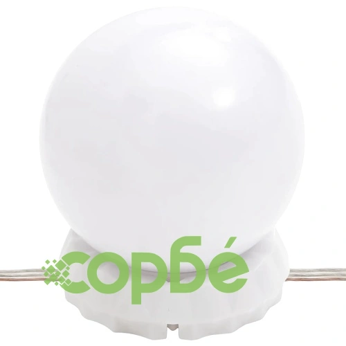 Тоалетка с LED, сива, 95x50x133,5 см, борово дърво масив ➤ топ цена ➤ sorbe.bg