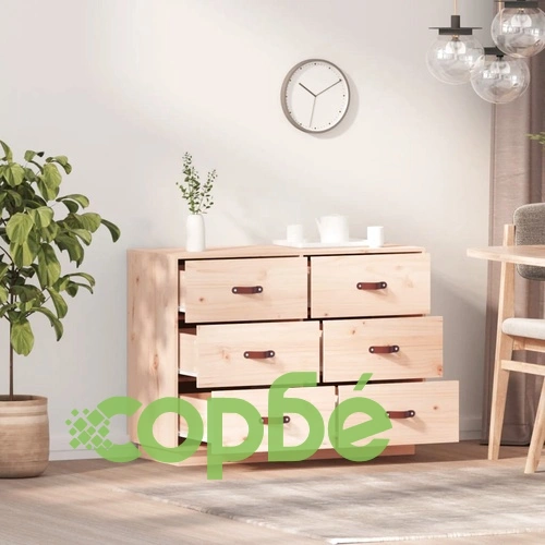 Сайдборд, 100x40x75 см, бор масив ➤ топ цена ➤ sorbe.bg