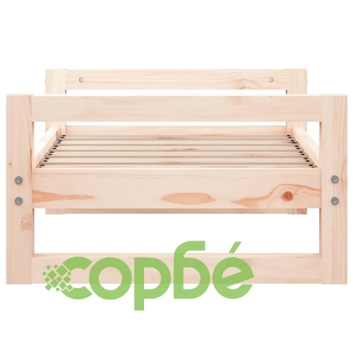 821472  Кучешко легло, 65,5x50,5x28 см, борово дърво масив ➤ топ цена ➤ sorbe.bg