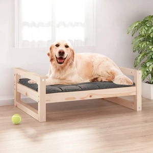 Кучешко легло, 75,5x55,5x28 см, борова дървесина масив
