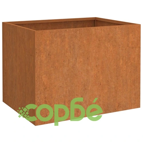Кашпа, 62x47x46 см, кортенова стомана ➤ топ цена ➤ sorbe.bg