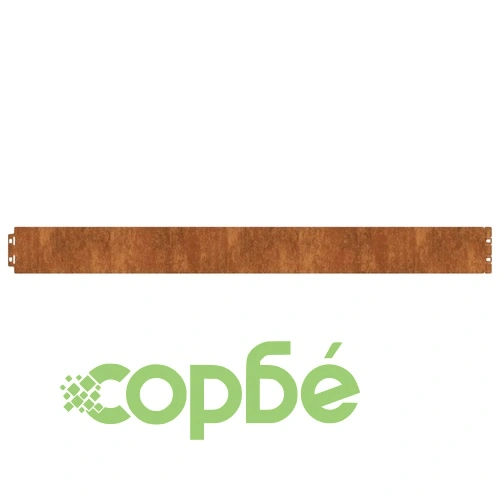 Градински кантове 50 бр 10x103 см гъвкави кортенова стомана ➤ топ цена ➤ sorbe.bg
