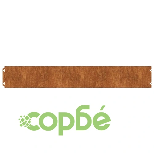 Градински кантове 50 бр 15x103 см гъвкави кортенова стомана ➤ топ цена ➤ sorbe.bg