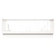 Дневно легло без матрак, бял, 90x200 см, борово дърво масив