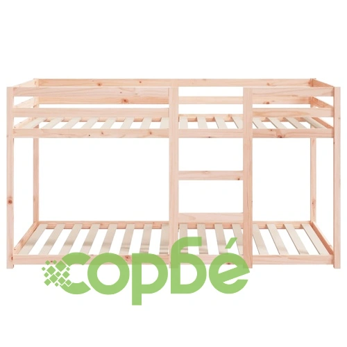 Двуетажно легло, 90x200 см, борово дърво масив ➤ топ цена ➤ sorbe.bg