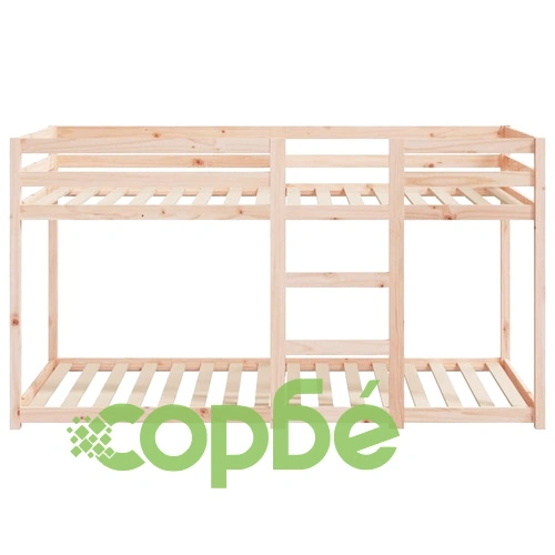 Двуетажно легло, 80x200 см, борово дърво масив ➤ топ цена ➤ sorbe.bg