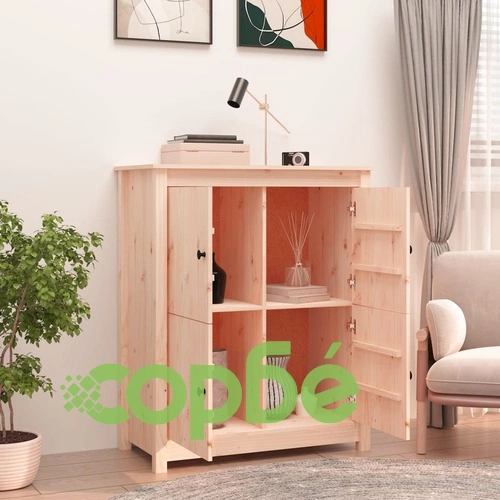 Сайдборд, 83x41,5x100 см, бор масив ➤ топ цена ➤ sorbe.bg