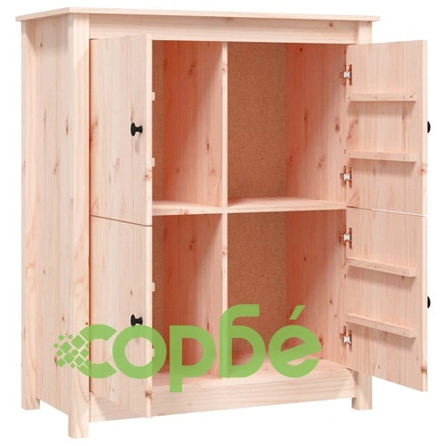 Сайдборд, 83x41,5x100 см, бор масив ➤ топ цена ➤ sorbe.bg