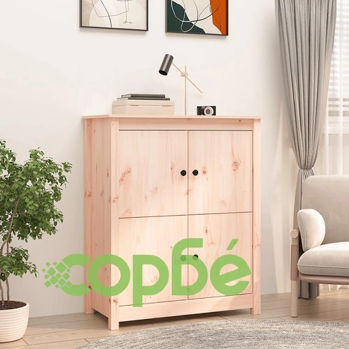 Сайдборд, 83x41,5x100 см, бор масив ➤ топ цена ➤ sorbe.bg