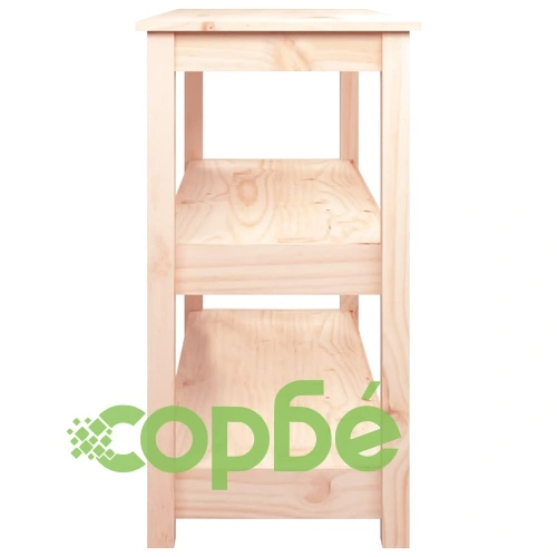 Конзолна маса, 110x40x74 см, борово дърво масив ➤ топ цена ➤ sorbe.bg