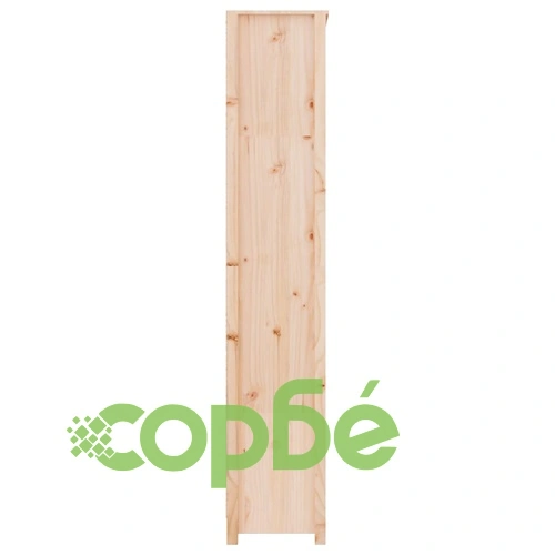 Библиотека, 80x35x183 см, борово дърво масив ➤ топ цена ➤ sorbe.bg
