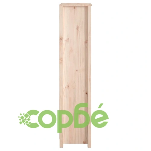 Библиотека, 50x35x154 см, борово дърво масив ➤ топ цена ➤ sorbe.bg