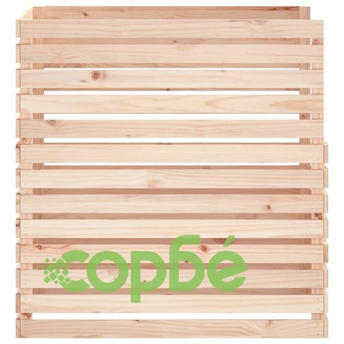 Компостер, 100x100x102 см, борово дърво масив ➤ топ цена ➤ sorbe.bg