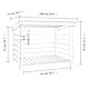 Поставка за дърва за огрев 108x73x79 см масивно дърво бор