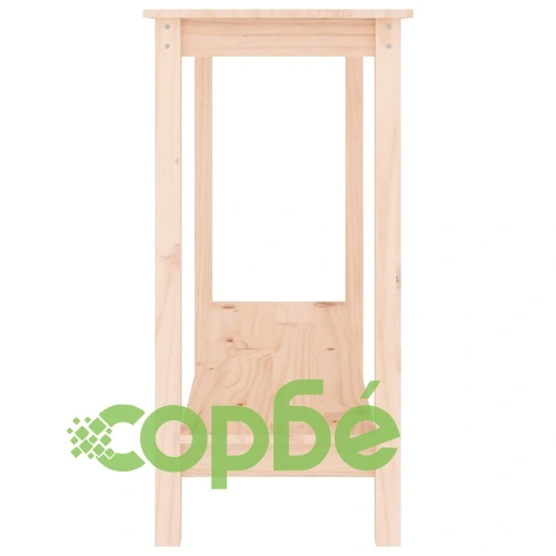 Конзолна маса, 110x40x80 см, борово дърво масив ➤ топ цена ➤ sorbe.bg