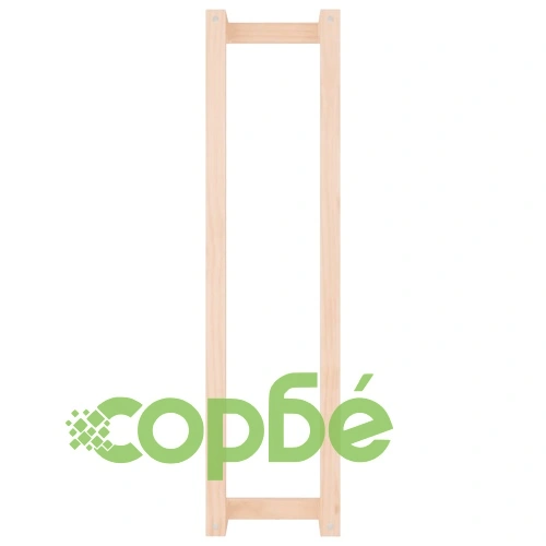 Поставка за хавлии 23x18x90 см борово дърво масив ➤ топ цена ➤ sorbe.bg