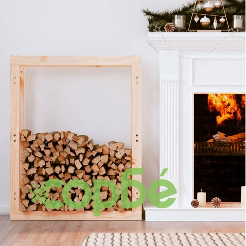 Поставка за дърва за огрев 80x25x100 см масивно дърво бор ➤ топ цена ➤ sorbe.bg