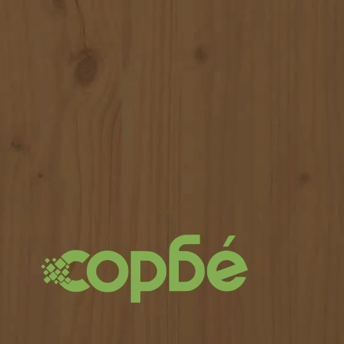 Поставка за дърва за огрев меденокафява 80x25x100 см бор масив ➤ топ цена ➤ sorbe.bg