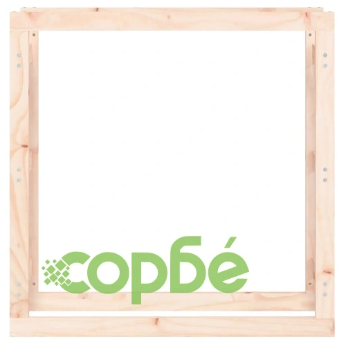 Поставка за дърва за огрев 100x25x100 см масивно дърво бор ➤ топ цена ➤ sorbe.bg