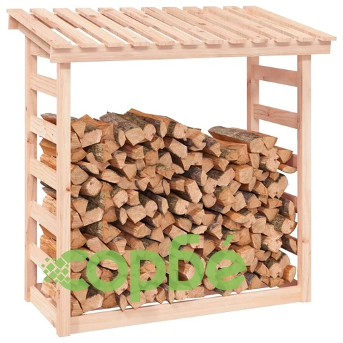 Поставка за дърва за огрев 108x64,5x110 см масивно дърво бор ➤ топ цена ➤ sorbe.bg