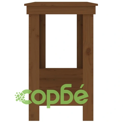 Работна маса меденокафява 140x50x80 см борово дърво масив на топ цена от sorbe.bg Работна маса меденокафява 140x50x80 см борово дърво масив ➤ топ цена ➤ sorbe.bg