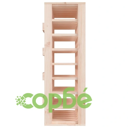 Поставка за вино 70x33x94 см масивна чамова дървесина ➤ топ цена ➤ sorbe.bg