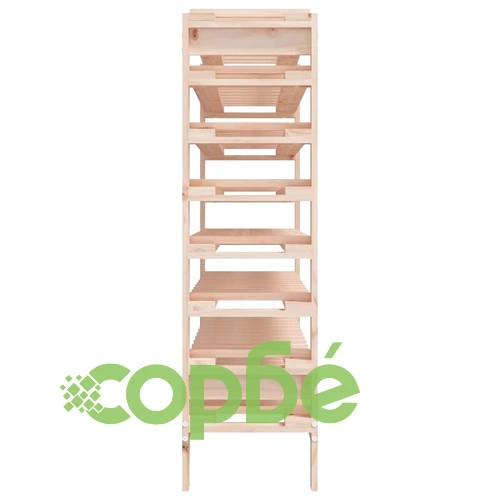 Поставка за вино 109,5x30x107,5 см масивна чамова дървесина ➤ топ цена ➤ sorbe.bg