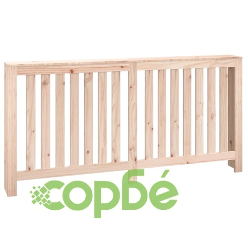 Параван за радиатор 169x19x84 см борово дърво масив ➤ топ цена ➤ sorbe.bg