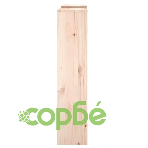 Параван за радиатор, 210x21x85 см, борово дърво масив ➤ топ цена ➤ sorbe.bg