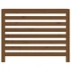 Параван за радиатор меденокафяв108,5x19x84см борово дърво масив