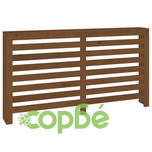 Параван за радиатор меденокафяв 153x19x84 см борово дърво масив ➤ топ цена ➤ sorbe.bg