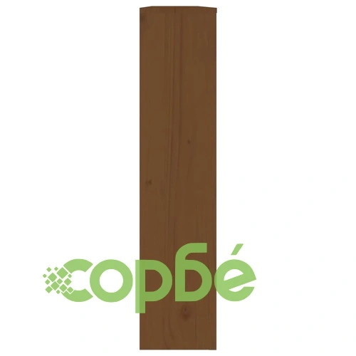 Параван за радиатор меденокафяв 153x19x84 см борово дърво масив ➤ топ цена ➤ sorbe.bg