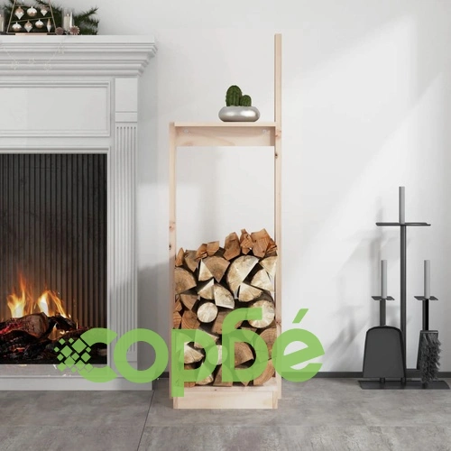 Поставка за дърва за огрев 33,5x30x110 см бор масив ➤ топ цена ➤ sorbe.bg