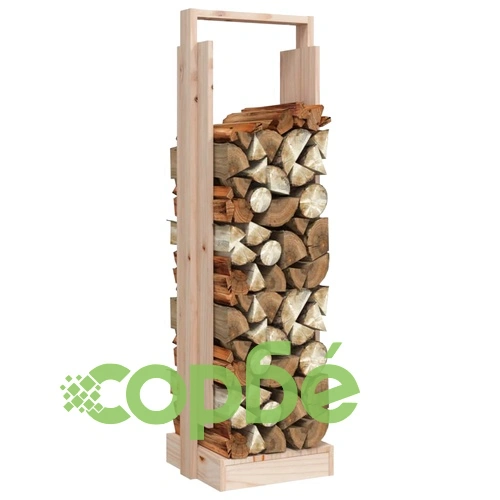 Поставка за дърва за огрев 33,5x30x110 см бор масив ➤ топ цена ➤ sorbe.bg