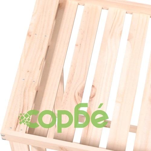 Външна поставка за дърва за огрев 108x52x106 см бор масив ➤ топ цена ➤ sorbe.bg