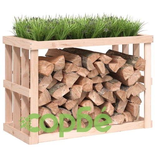 Външна поставка за дърва за огрев 108x52x74 см бор масив ➤ топ цена ➤ sorbe.bg