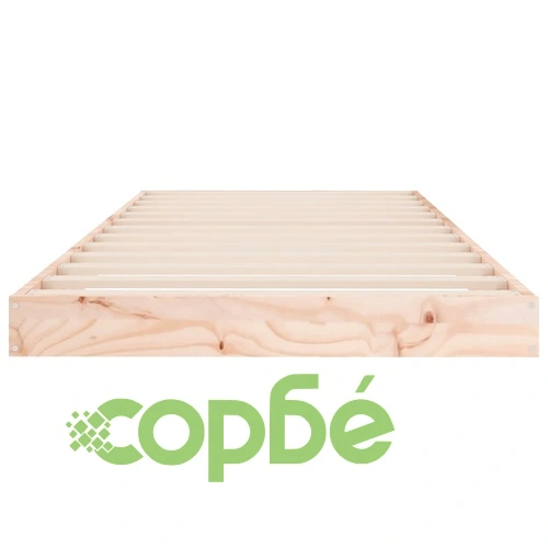 Рамка за легло 75x190 см Small Single борова дървесина масив ➤ топ цена ➤ sorbe.bg