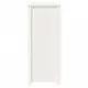 Висок шкаф, бял, 83x41,5x100 см, бор масив