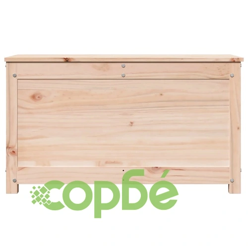 Кутия за съхранение, 80x40x45,5 см, борово дърво масив ➤ топ цена ➤ sorbe.bg