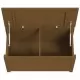Кутия за съхранение, меденокафява, 80x40x45,5 см, бор масив