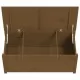 Кутия за съхранение, меденокафява, 110x50x45,5 см, бор масив