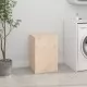 Кутия за пране, 44x44x66 см, борово дърво масив