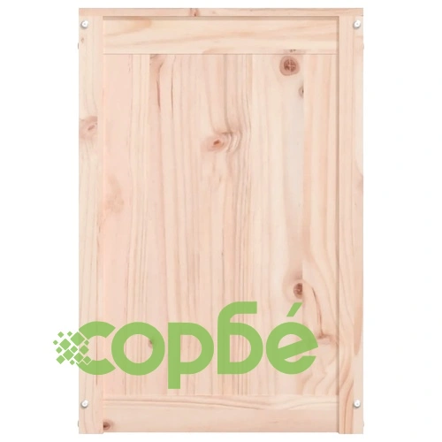 Кутия за пране, 88,5x44x66 см, борово дърво масив ➤ топ цена ➤ sorbe.bg