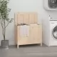 Кутия за пране, 88,5x44x76 см, борово дърво масив