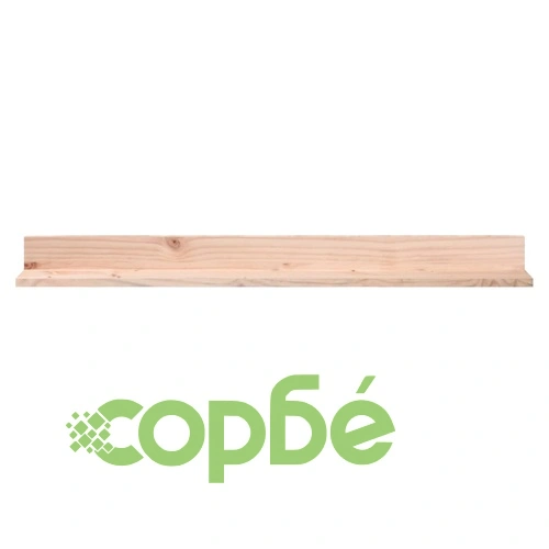 Стенни рафтове 2 бр 110x11x9 см масивно борово дърво ➤ топ цена ➤ sorbe.bg