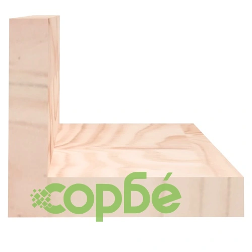 Стенни рафтове 2 бр 110x11x9 см масивно борово дърво ➤ топ цена ➤ sorbe.bg