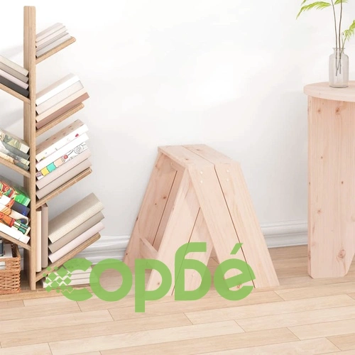 Табуретки, 2 бр, 40x40x45 см, борово дърво масив ➤ топ цена ➤ sorbe.bg