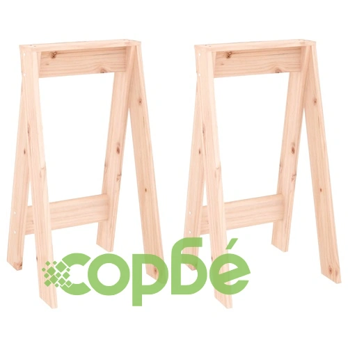 Табуретки, 2 бр, 40x40x75 см, борово дърво масив ➤ топ цена ➤ sorbe.bg