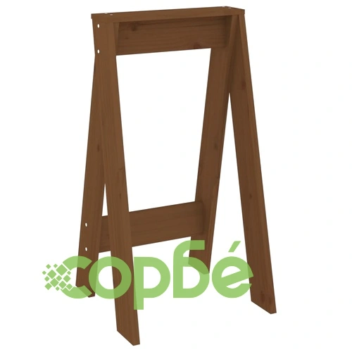 Табуретки, 2 бр, меденокафяви, 40x40x75 см, борово дърво масив ➤ топ цена ➤ sorbe.bg