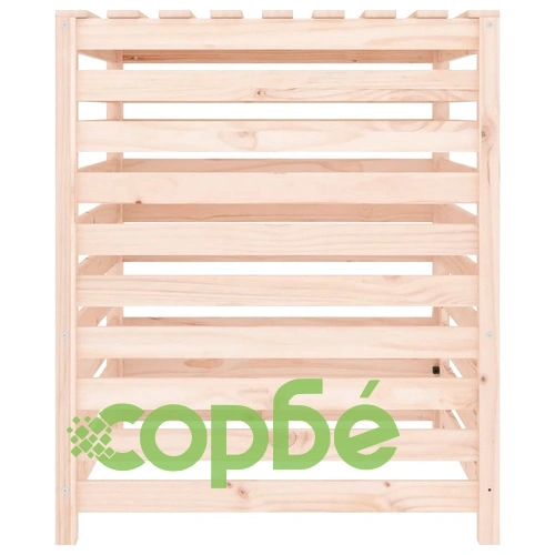 Компостер 82,5x82,5x99,5 см борово дърво масив ➤ топ цена ➤ sorbe.bg